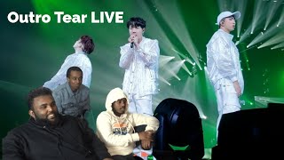 BTS 방탄소년단 Outro  Tear Live Performance  REACTION [upl. by Anirahtak]