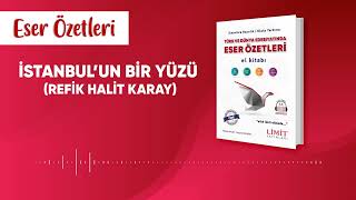 İstanbulun Bir Yüzü Refik Halit Karay [upl. by Dobson]