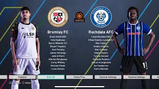 The Vanarama NL  Bromley FC vs Rochdale AFC [upl. by Gayner]