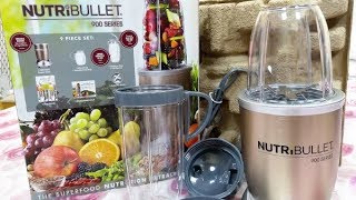 NutriBullet 900 Series Blender Nutri Bullet Unboxing [upl. by Nylad]