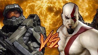 Halo VS God Of War Jefe Maestro Vs Kratos Épicas Batallas De Rap Del Frikismo [upl. by Tonia]