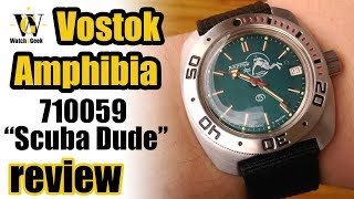 Vostok Amphibia Scuba Dude 710059  Review [upl. by Gordy695]