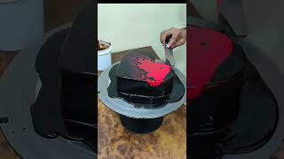 Heart shape cake design chocolate cake viral trending short YouTube short [upl. by Terra]