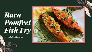 Pomfret Fry  Fish Fry  Paplet Fry  Tawa Fish Fry  Marathi Recipe  Sneha’s Kitchen amp Art [upl. by Wolfgang740]