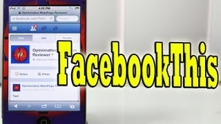 Post Photos To Facebook From Camera Roll with FacebookThis [upl. by Areis]