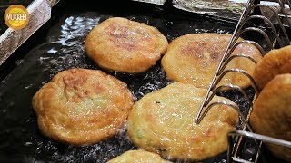 Yachae Hotteok │ Korean Pancake filled with Vegetables │ Korean Street Food [upl. by Packston]