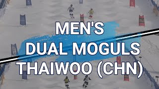 MENS DUAL MOUGULS THAIWOO CHN 15 DEC 2019 [upl. by Auburn]