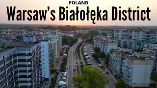 Warsaws Białołęka District  4K drone video [upl. by Noelyn]