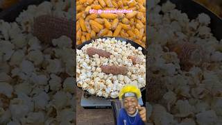 JAGUNG GORE DITUTUP JADI POPCORN corn popcorn food reaction shreetfood [upl. by Ardel]