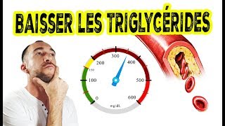 Comment faire baisser son taux de TRIGLYCÉRIDES [upl. by Fem]