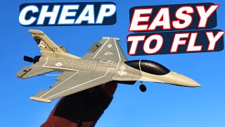 Cheapest BEST RC Jet F16 Falcon 2021 So Far w Flight Stabilization TheRcSaylors [upl. by Lawan853]