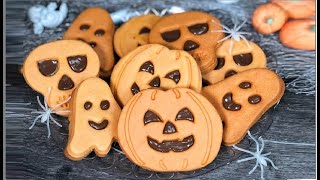 BISCOTTI Di HALLOWEEN Ricetta Facile E Veloce Da Fare A Casa Biscotti per Bambini [upl. by Tabbi]