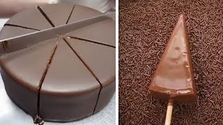 10 Easy Chocolate Cake Decoration Ideas How To Make Chocolate Cake Decorating Compilation [upl. by Boony530]