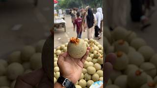 Tasty Masala Bel or Wood Apple Mouth Watering Street Food shorts fruits streetfood trending [upl. by Connel]