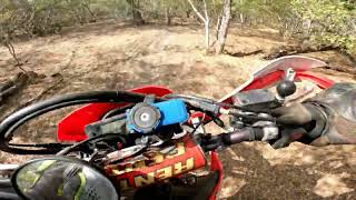 CRF450L With Rekluse Review Off Road [upl. by Natanoy]