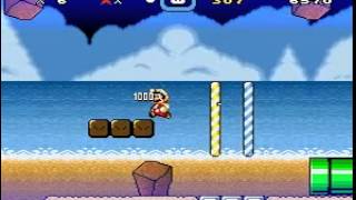 SMW Custom Level  Desert Beach [upl. by Holey]