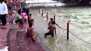 Haridwar Ganga Nadi The Sacred Ganges River in Haridwar India [upl. by Parris435]