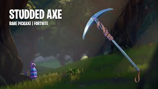 Studded Axe  Rare Pickaxe  Fortnite [upl. by Poland174]