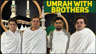 Umrah with brothers  Babar Azam  Imam ul Haq  Naseem Shah  Iftikhar Ahmed [upl. by Magna215]