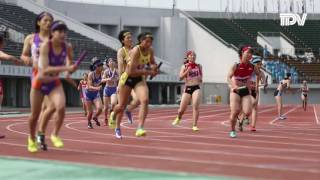 2016徳島県高校総体最終日 陸上 女子４×４００mリレー決勝 [upl. by Remot471]