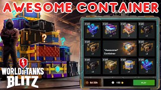 Opening 20 Awesome Containers WoT Blitz [upl. by Rasec192]