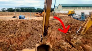 Cleaning Contaminated Soil With An Excavator [upl. by Waldack]