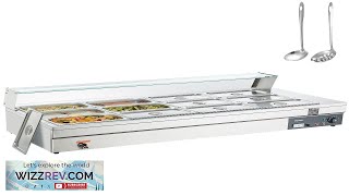 VEVOR 12Pan Commercial Food Warmer 12 x 8QT Electric Steam Table Review [upl. by Burra]