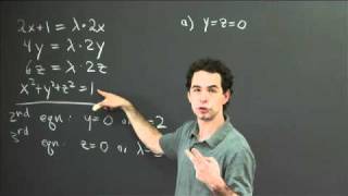 Lagrange multipliers 3 variables  MIT 1802SC Multivariable Calculus Fall 2010 [upl. by Avaria316]