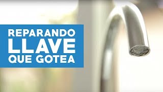 Cómo reparar una llave que gotea [upl. by Franz]