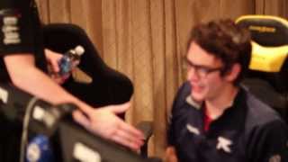 Clayster shakes Crimsix hand after their match UMG Philly 2014 [upl. by Dilan162]