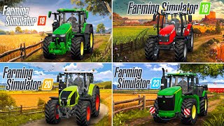 Fs16 vs Fs18 vs Fs20 vs Fs23  John Deere vs Massey vs Claas  Timelapse [upl. by Capone]