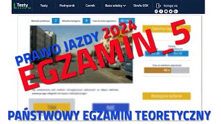 ✅❌Cały egzamin na prawo jazdy 2024❌✅ część 52024 kategoria B [upl. by Esyli961]