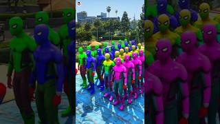 Gta 5 GIANT SUPERMAN vs Giant PANDA Army War in GTA 5 🥺 gta5 shorts shortsfeed fypシ゚ [upl. by Wester982]