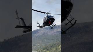 Bell 212 Helicopter Hovering  Great Huey Sound [upl. by Elimay]