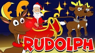 Rudolph The Rednosed Reindeer  Nursery Rhymes And Kids Songs  Puppy Hey Hey [upl. by Columbine]