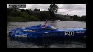 Offshore Superboats Pits Action from Taupo New Zealand [upl. by Jaehne684]