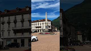 Piazza Indipendenza in Bellinzona Switzerland [upl. by Naesed857]