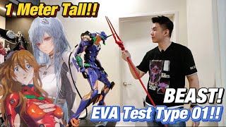 1 Meter Tall Evangelion EVA 01 Test Type by 1M Studio quick unboxing [upl. by Alehcim]