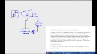 umh1788 201314 Lec007 Problema Turbina de vapor Parte 1 [upl. by Natsrik]