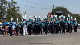 Mendota High School Marching Band  Caruthers District Fair Parade 9282024 [upl. by Kerad]