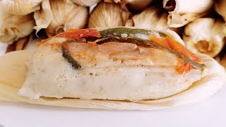 RECETA de TAMALES de RAJAS Con QUESO PASO A PASO Super Deliciosos Porositos y Esponjositos [upl. by Reifel208]