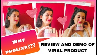 PROLIXR FACE MASK  For Glowing Skin  Detailed Review [upl. by Kareem]