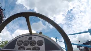 Paultons Park Farmyard Flyer Front Row POV [upl. by Ttam]