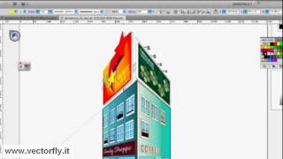 Illustrator CS5 Disegno in prospettiva illustrator tutorial ita [upl. by Acinorev]