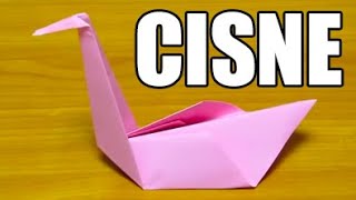 CISNE de PAPEL  ORIGAMI FACIL [upl. by Faunia]