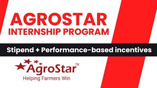 AgroStar  AgroStar Internship Program  Field Officer  2024  Agrihunars [upl. by Roz756]