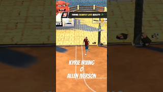 Kyrie Irving VS Allen Iverson NBA2k20 mobile rap hiphop nba gaming basketball [upl. by Eberhart449]