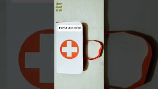 DIY Paper Doctor Set  First Aid Box with paper doctorset firstaidkit shorts ytshorts babytoys [upl. by Shaer]