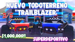 🚧NUEVO TODOTERRENO quotTRAILBLAZERquot 🏆DIA 35 DE NUEVOS COCHES Actualización 🌠Jailbreak Septiembre 2021 [upl. by Poppas69]