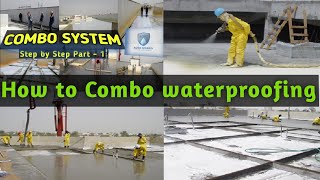 Combo Waterproofing System  Combo Application  Combo spray  Combo waterproofing  PU foam [upl. by Rolfston188]